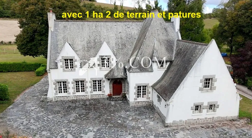 Proprieté d'Exception 282 m2 hab. sur 13000 m2 en limite Nor