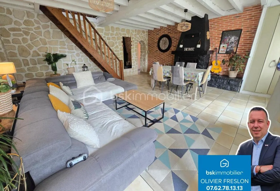 Magnifique Maison de village de 166m² avec piscine et dépendances de garage