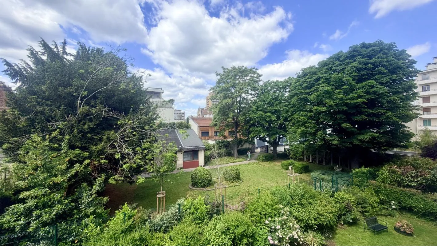 2P avec terrasse vue jardin