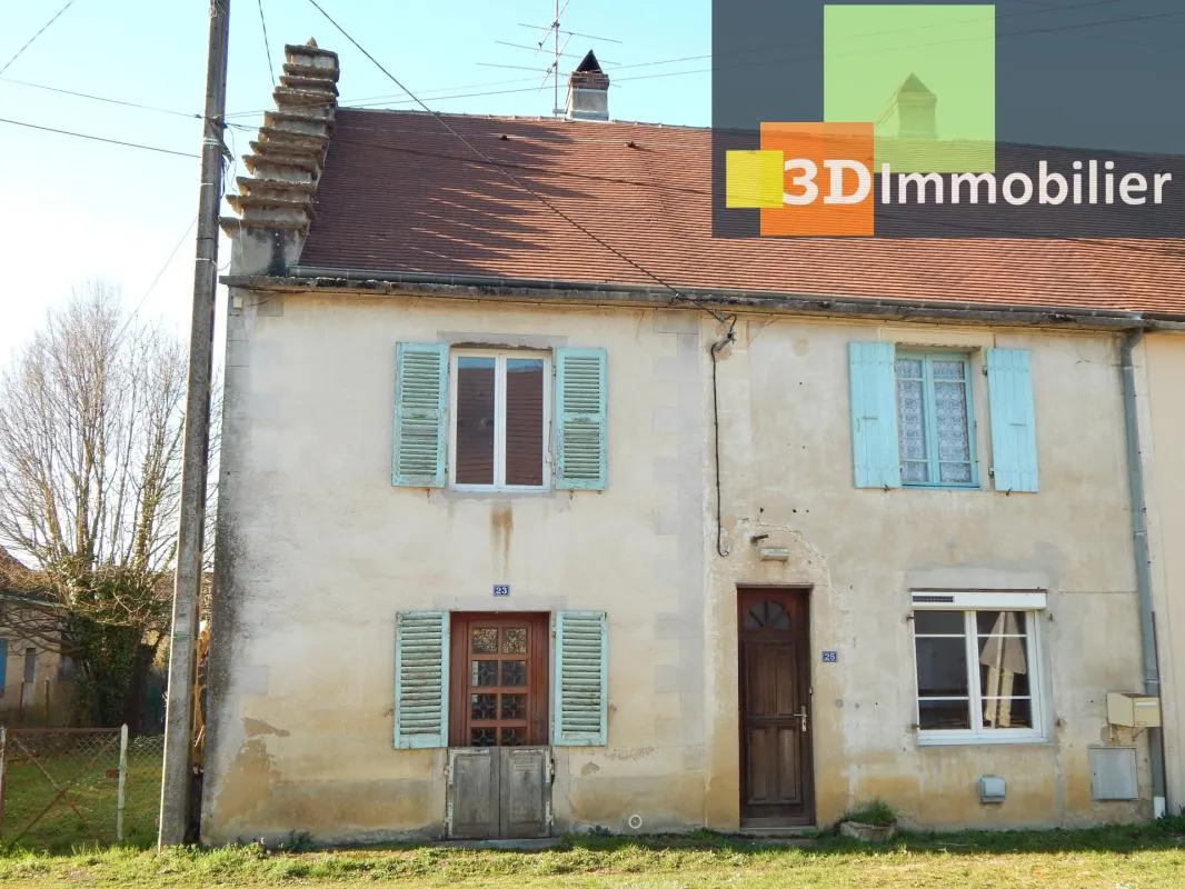SECTEUR BLETTERANS (39), À VENDRE MAISON À RAFRAÎCHIR COMPRENANT 2 LOGEMENTS, DÉPENDANCES, TERRAIN 1180 M²