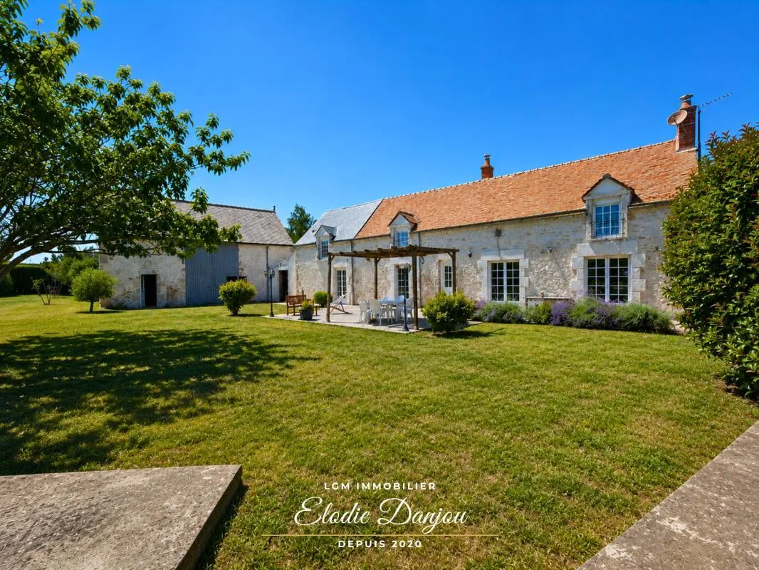 Longère rénovée - 4 chambres - Grange et jardin - Proche Beaugency ou Châteaudun