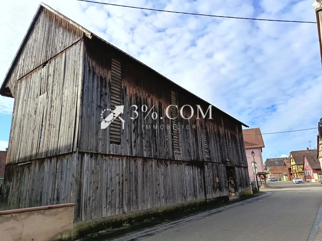 AUTHENTIQUE GRANGE DE TYPE SECHOIR A TABAC SUR PARCELLE DE 5