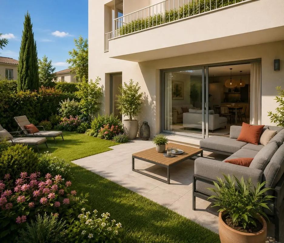 3 pièces JARDIN + TERRASSE - rangements, parkings