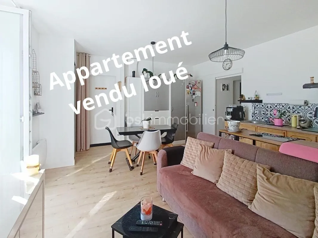 Appartement T2 avec jardin – 48 m² environ – Investissement locatif – Rives