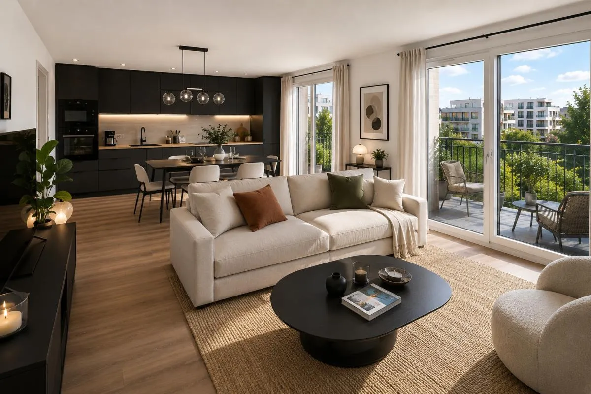 Superbe 3 pièces avec grand balcon – Orly / Chemin des Carrières – proche ligne 14