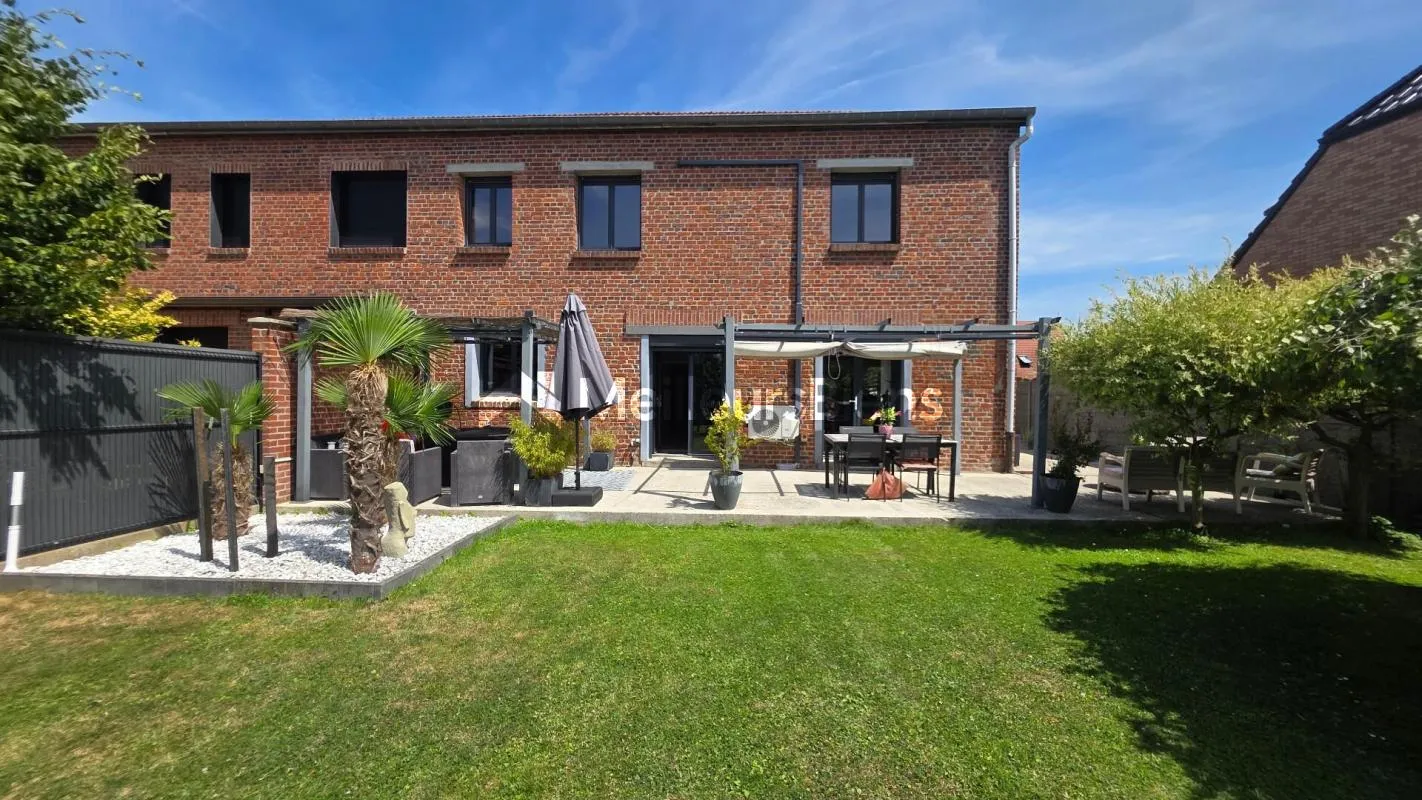 Saultain 59990 maison 6 pièces 186 m² avec terrasse et garage