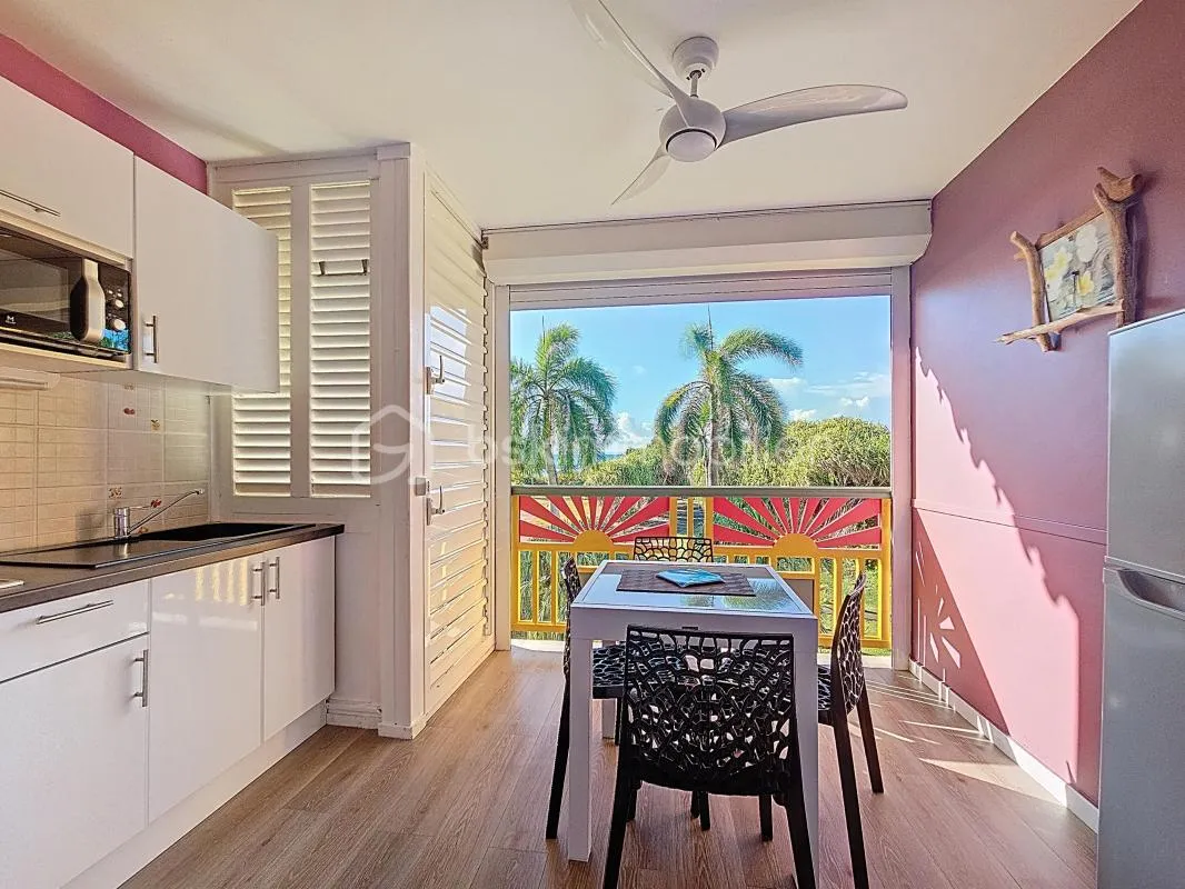 Studio Anse des Rochers vue mer