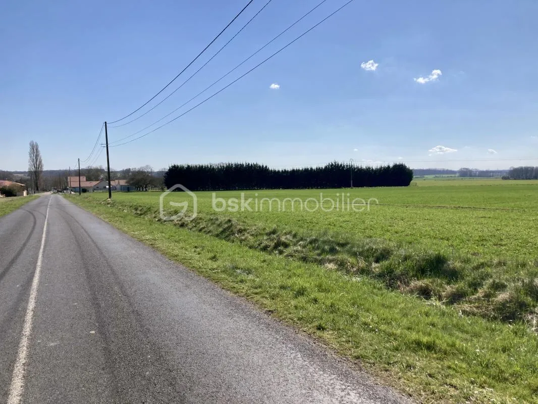 terrain 1017m² constructible - au pied de la digue de Giffaumont