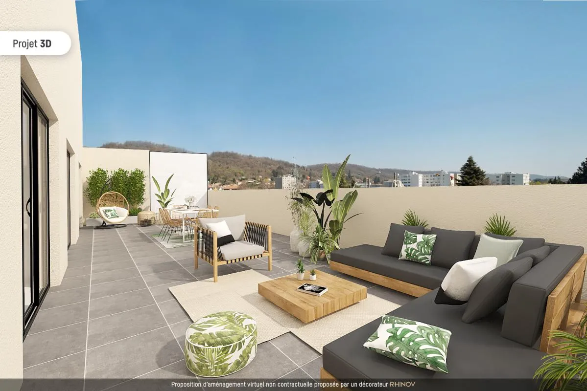 **Magnifique T5 DUPLEX étage élevé - terrasse - metro ligne 14 à 5 minutes à pieds - PARKING et CAVE**