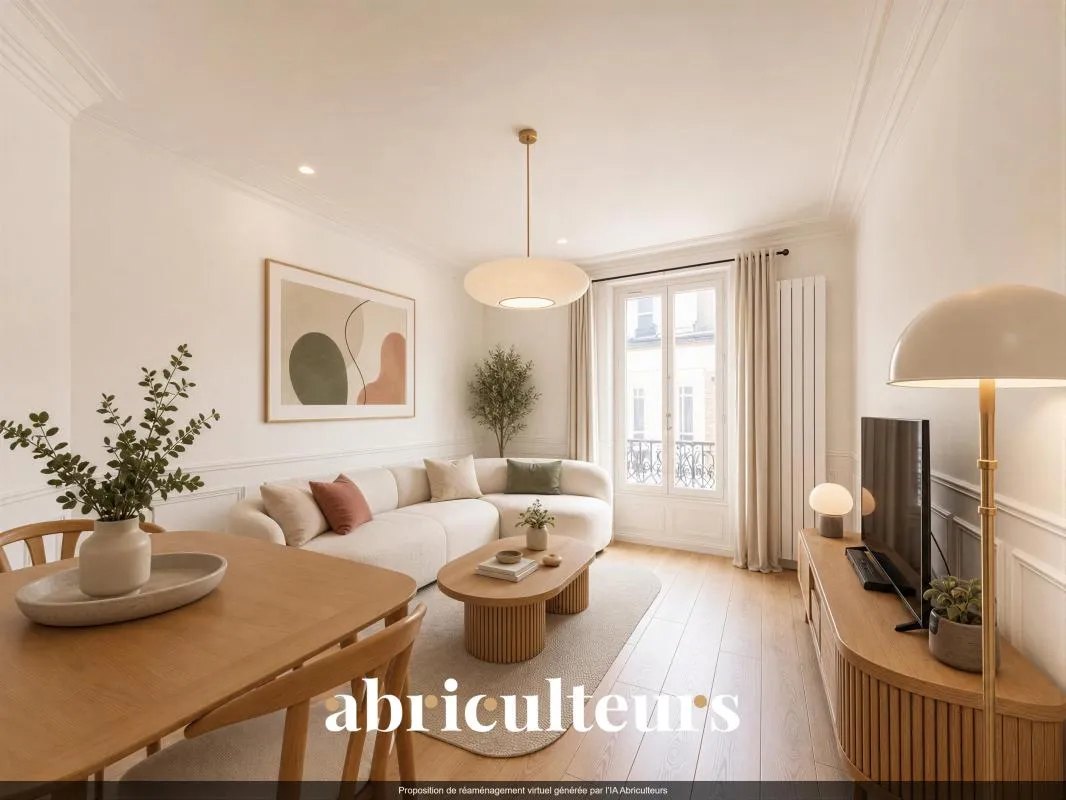 Bel appartement lumineux de 50,7 m² en vente à Courbevoie (92400)