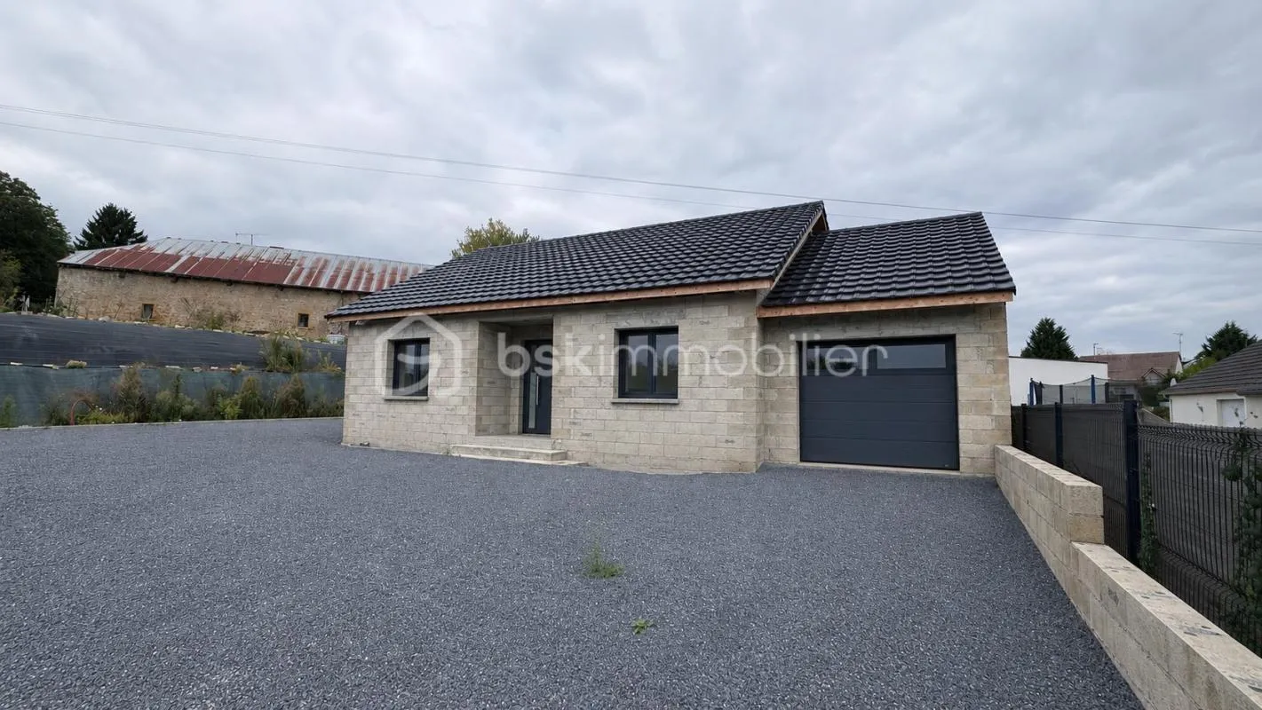 Maison neuve de plain-pied à finaliser de 86 m² avec jardin à Sedan