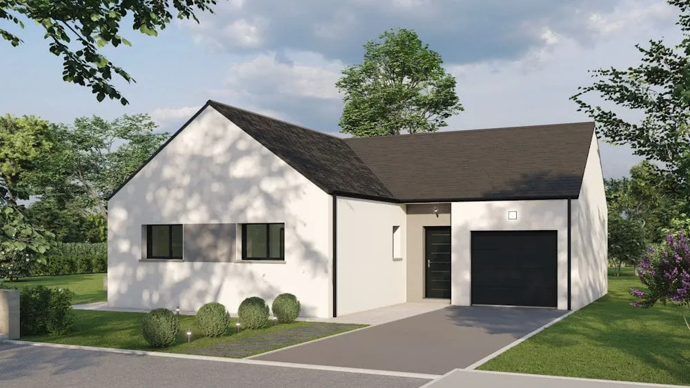 Maison ( 75 M² ) avec 3 chambres à Plélo