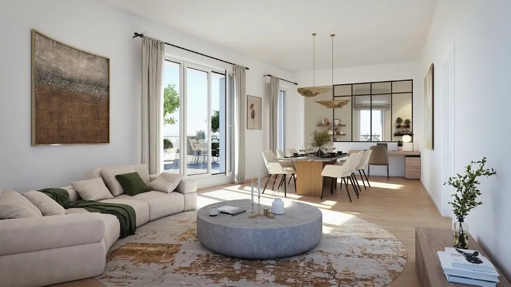 3 PIECES EN ETAGE AVEC BALCON