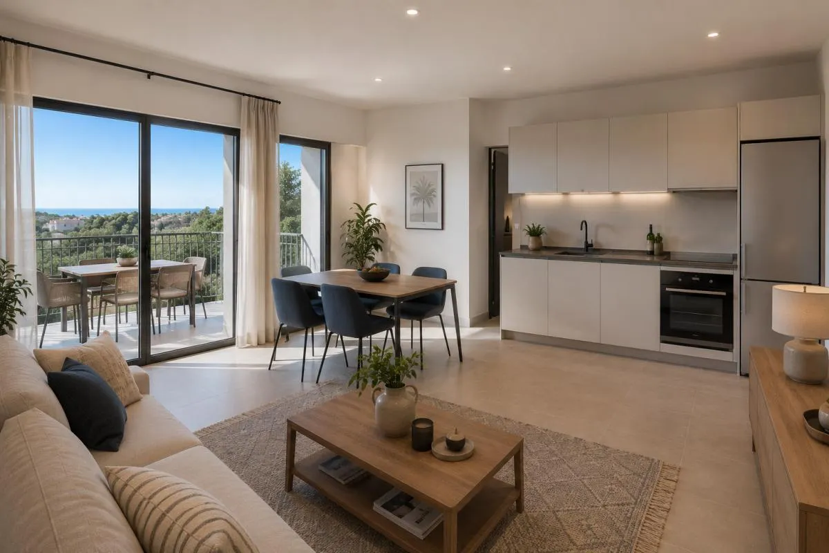3 pièces avec terrasse – Résidence avec piscine à Antibes