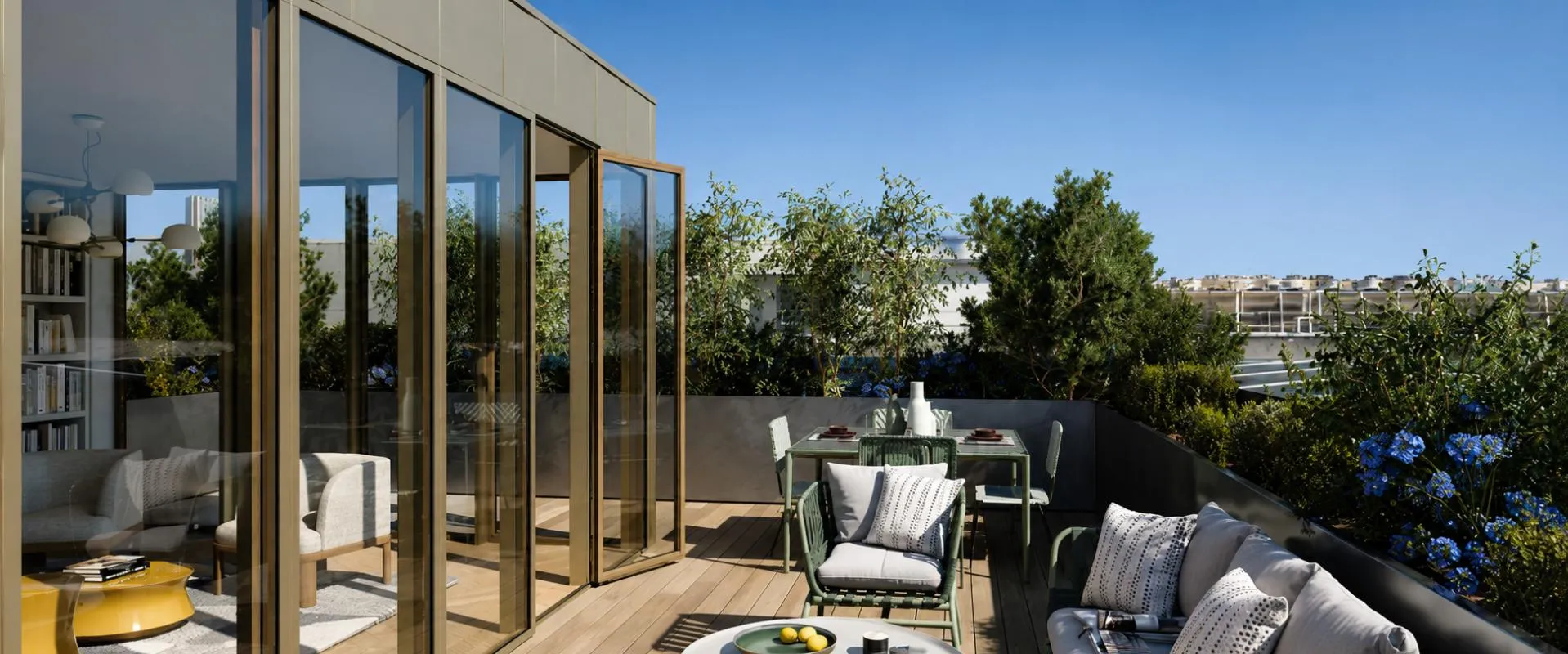 3 PIECES EN ETAGE AVEC BALCON