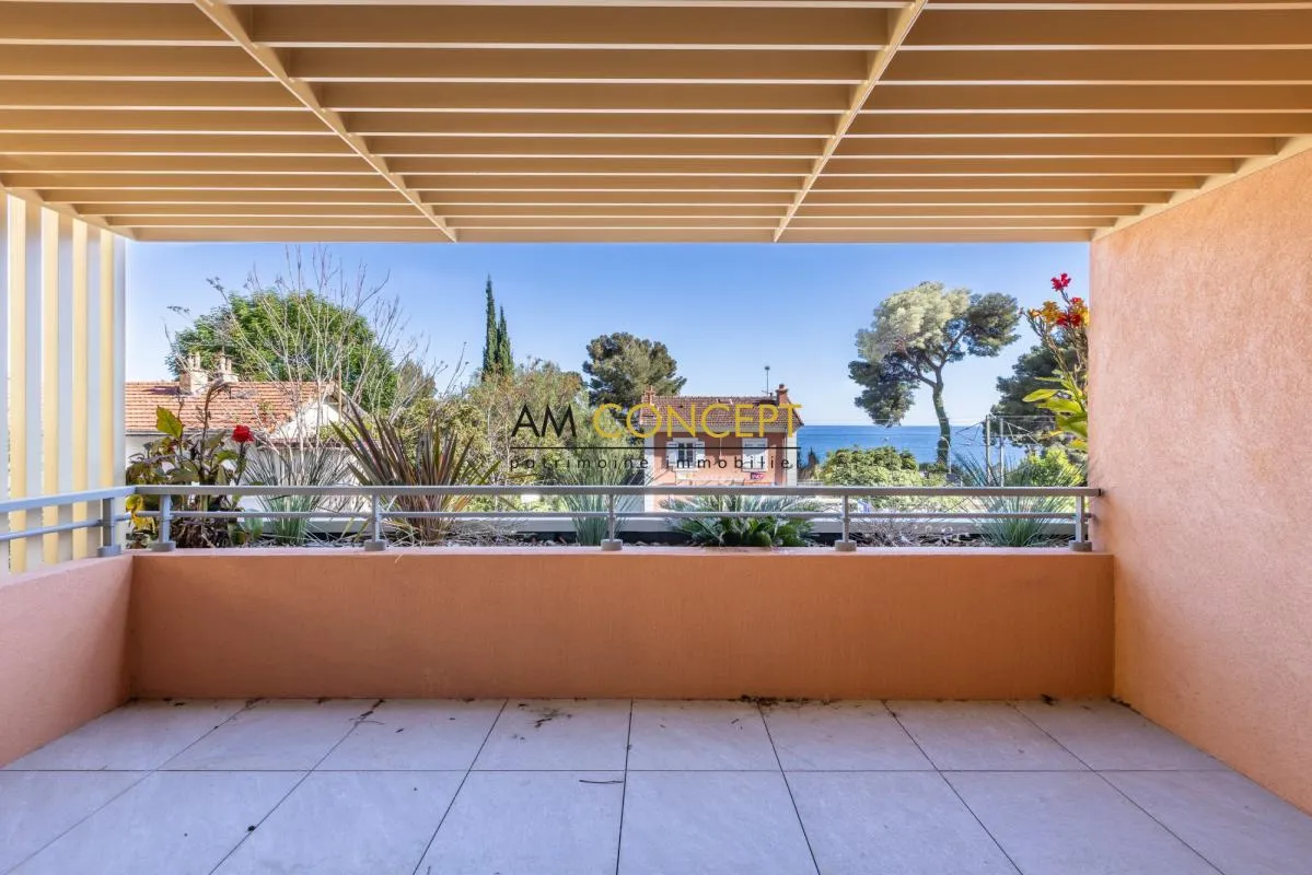 ÈZE - SUPERBE 2 PIÈCES VUE MER EN RÉSIDENCE DE PRESTIGE