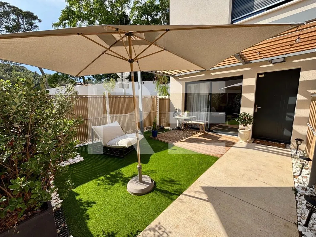 Maison neuve 2 chambres avec parking et jardin