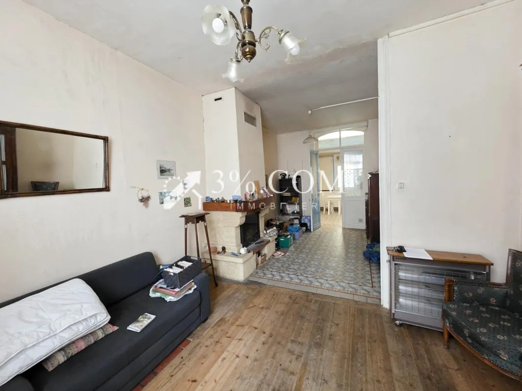 Lille CHR Maison de 87m2 avec potentiel
