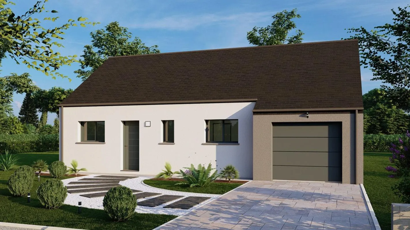 Plain-pied (77M²) – 3 chambres – St-Anne-d ’Auray