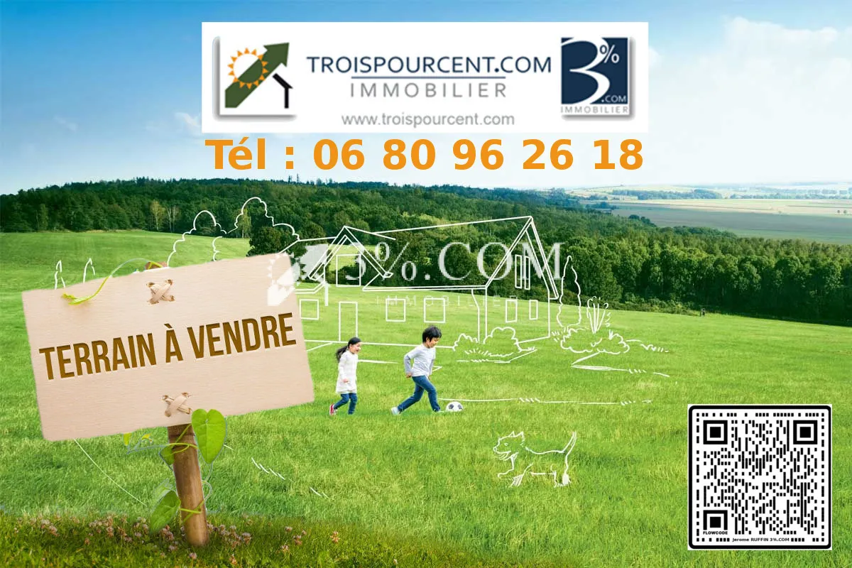 Terrain constructible de 640 m2 à BLENOD-LES-TOUL