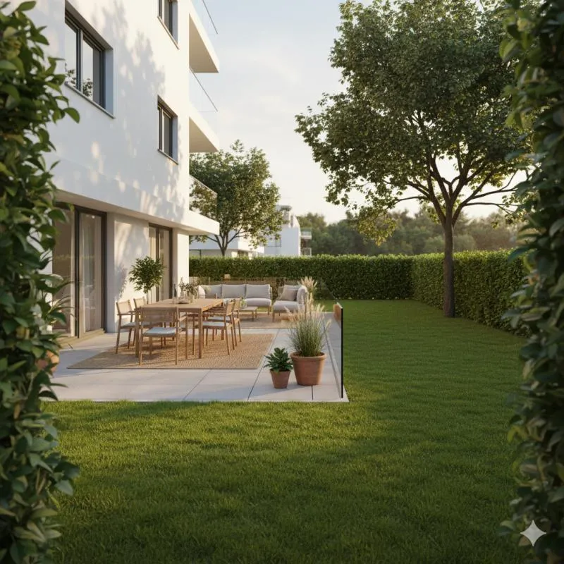 Très beau 3 pièces en Rez-de-Jardin | Jardin 150 m² | Est | - Parking inclus