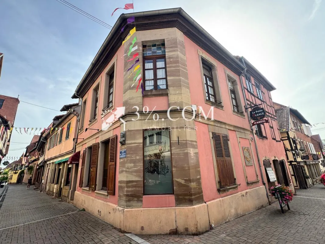 3%COM RESTAURANT et LOGEMENT au coeur de Bouxwiller