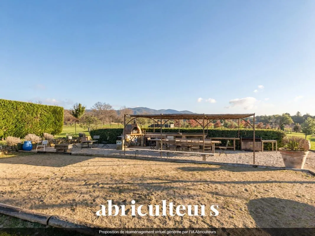 Puyvert / Lourmarin – Villa d'architecte contemporaine (2009) avec vue Luberon, calme absolu et DPE B