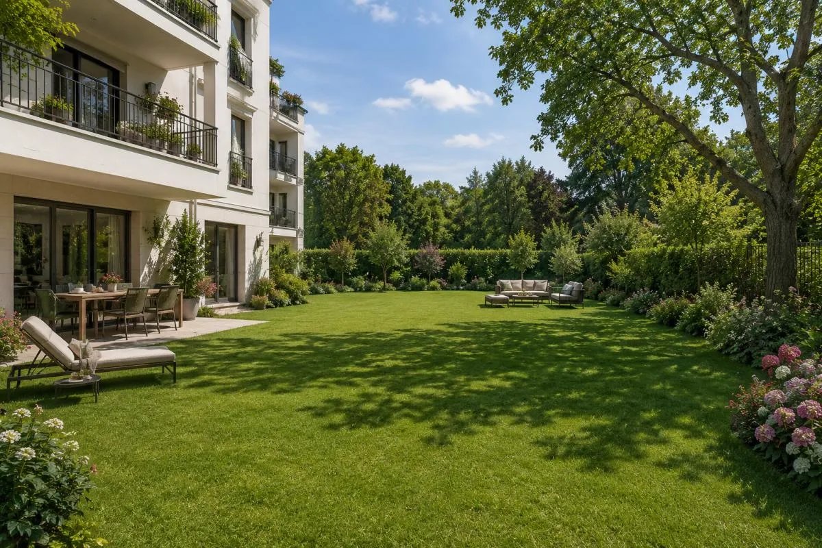 JARDIN PRIVATIF – Superbe 3 pièces avec terrasse et 107 m² d'extérieurs