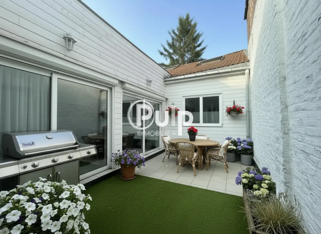Maison plain pied 3 chambres - 2 terrasses - 2 garages