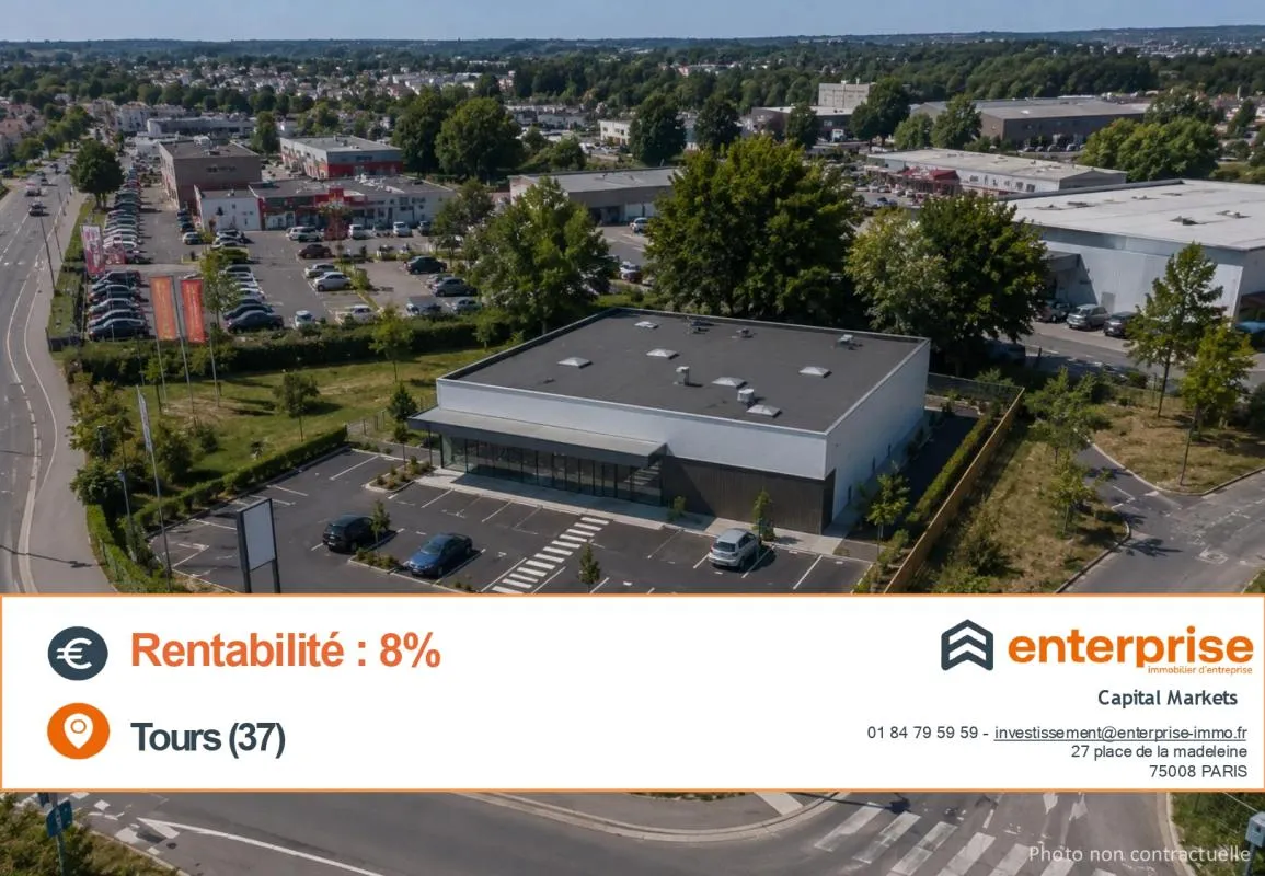 OPPORTUNITÉ D'INVESTISSEMENT - COMMERCE ALIMENTAIRE - RENDEMENT 8% - TOURS (37)