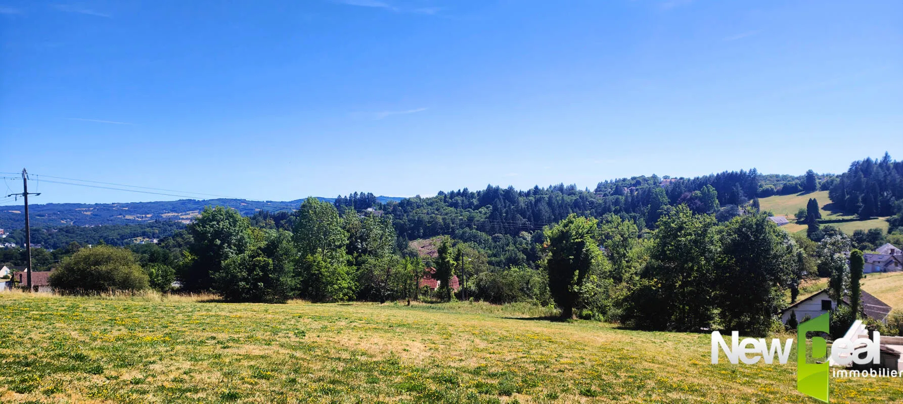 Superbe terrain 1 ha sur les hauteurs de Tulle
