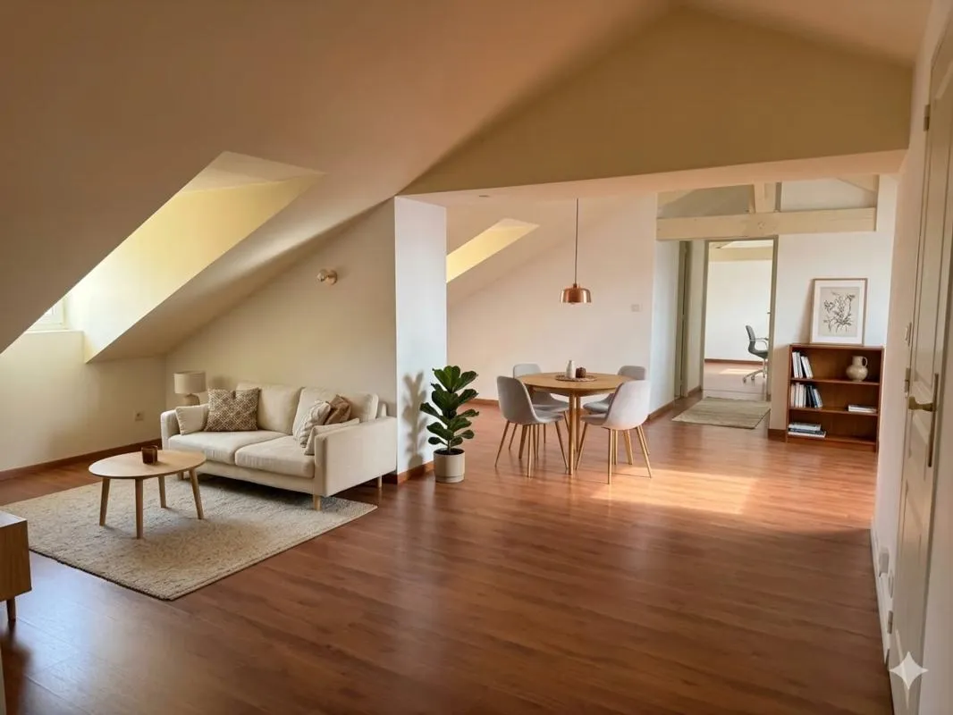 Appartement T4 de charme – 90m2 au sol à Périgueux centre-ville