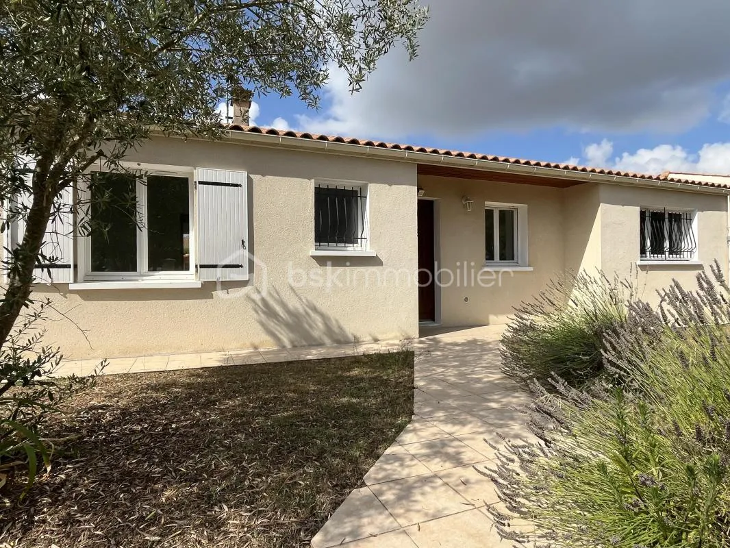 SAUJON - maison plain-pied 91 m2 sur terrain clos 560 m2