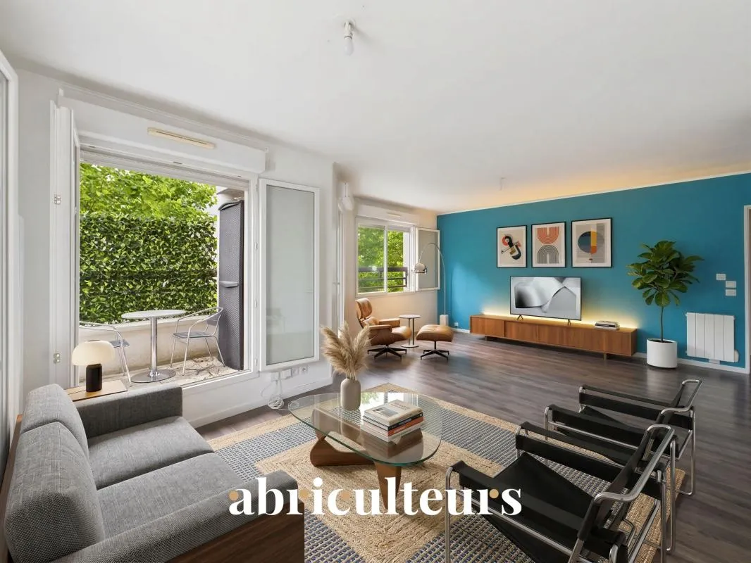Splendide Appartement de 128.0 m² - Grands extérieurs - Résidence récente et sécurisée - Face à la Seine - Au pied du Tramway