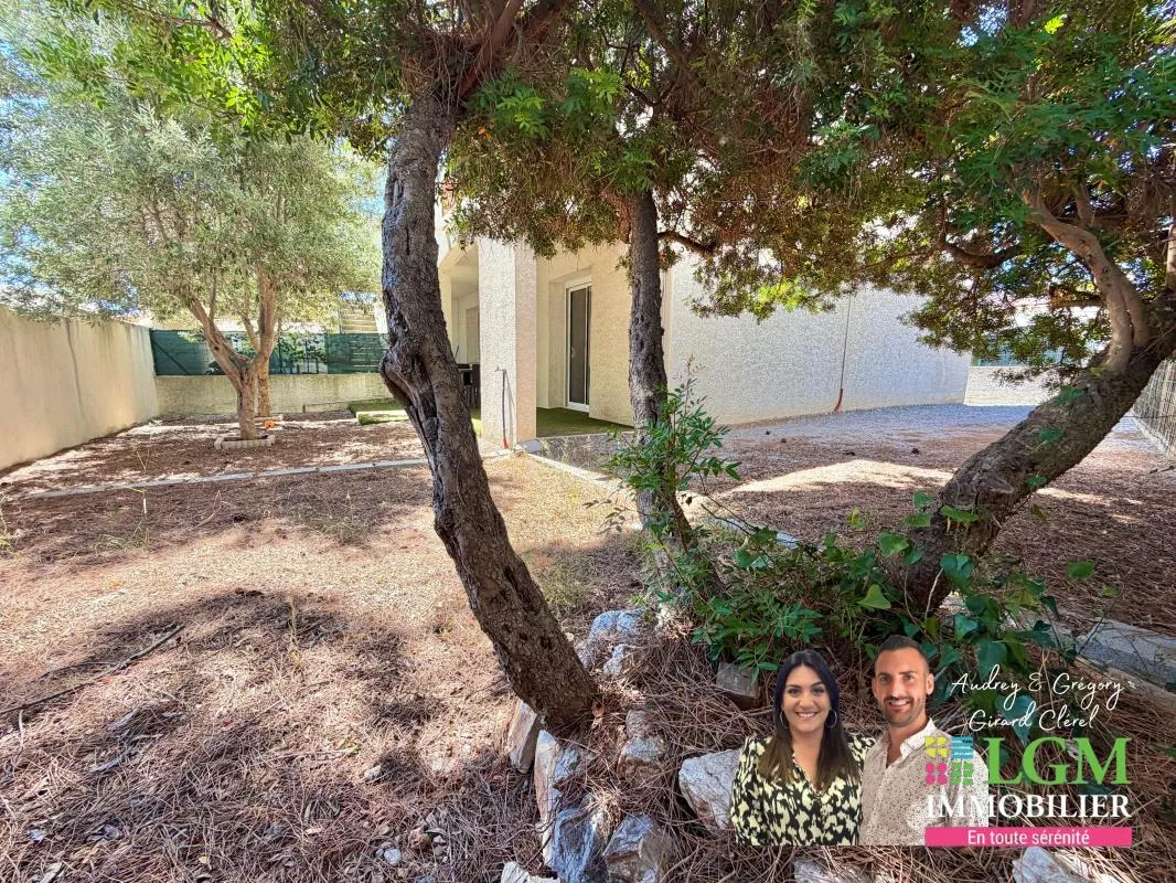 T5 en rez-de-jardin, 4 chambres, 250m2 de jardin privatif, 2 places de parking