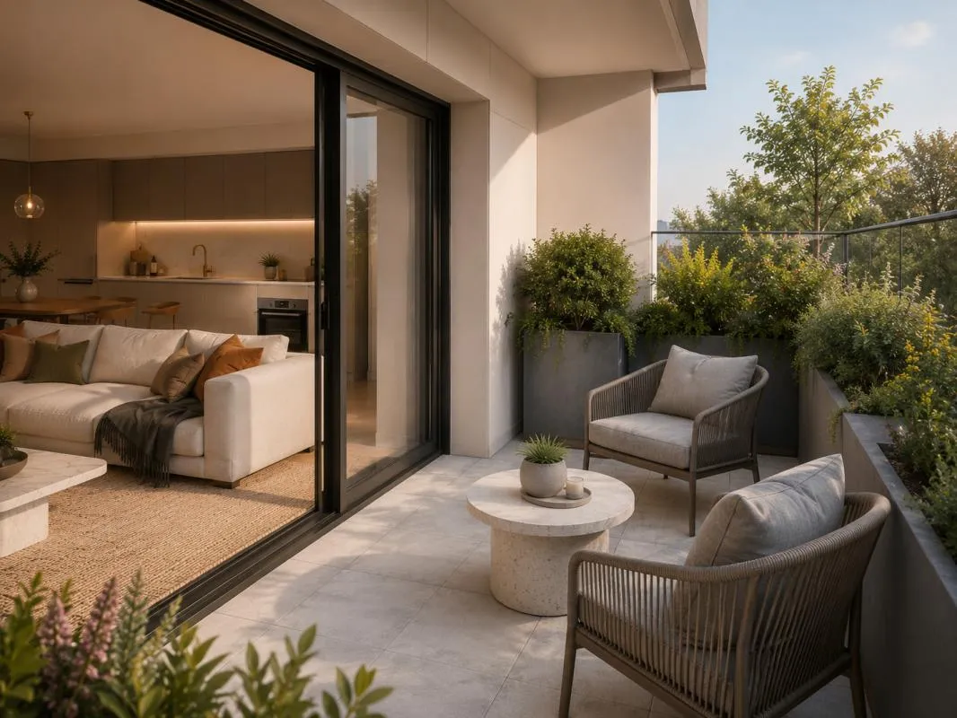 MAGNIFIQUE T4 AVEC BALCON + TERRASSE + PARKING