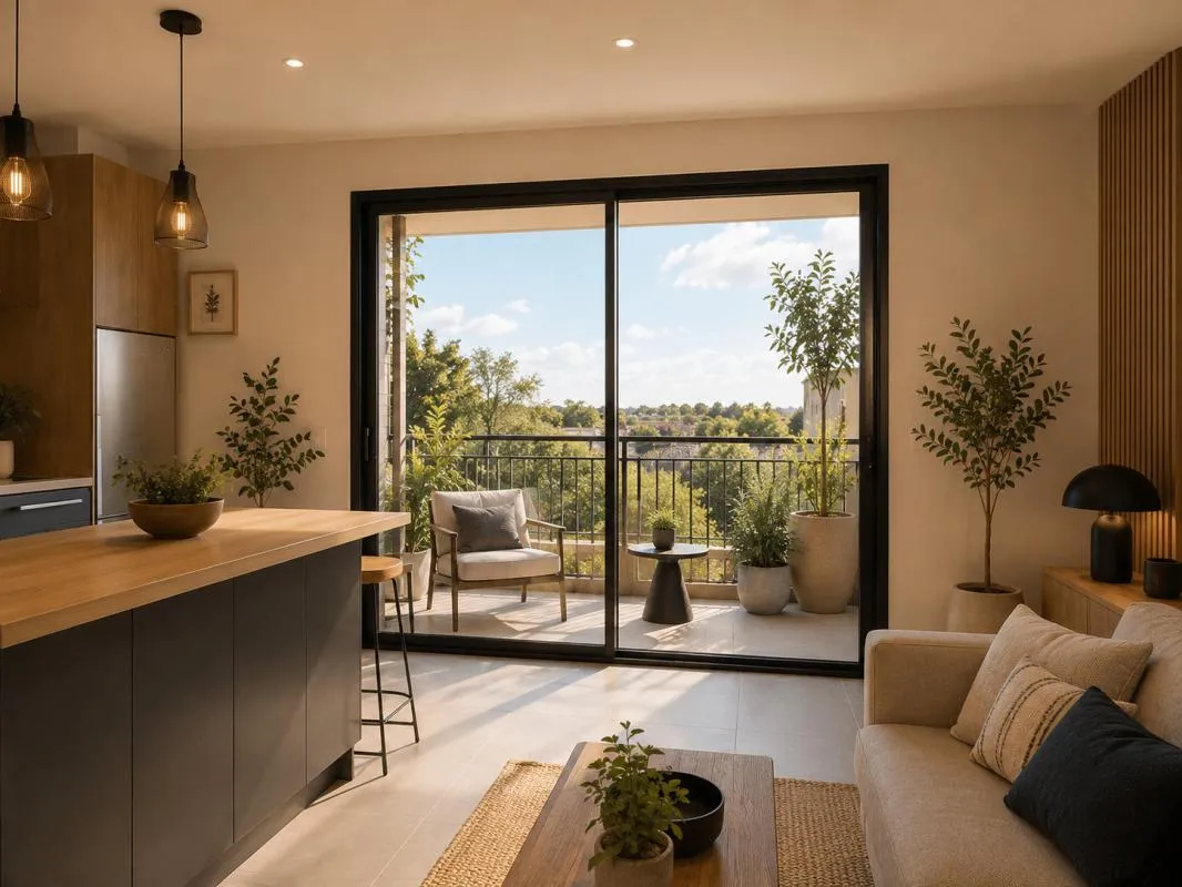 *** APPARTEMENT LUMINEUX AVEC BALCON ***