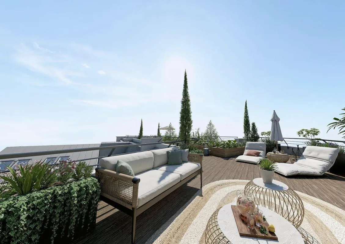 3 PIECES EN DERNIER ETAGE AVEC ROOFTOP