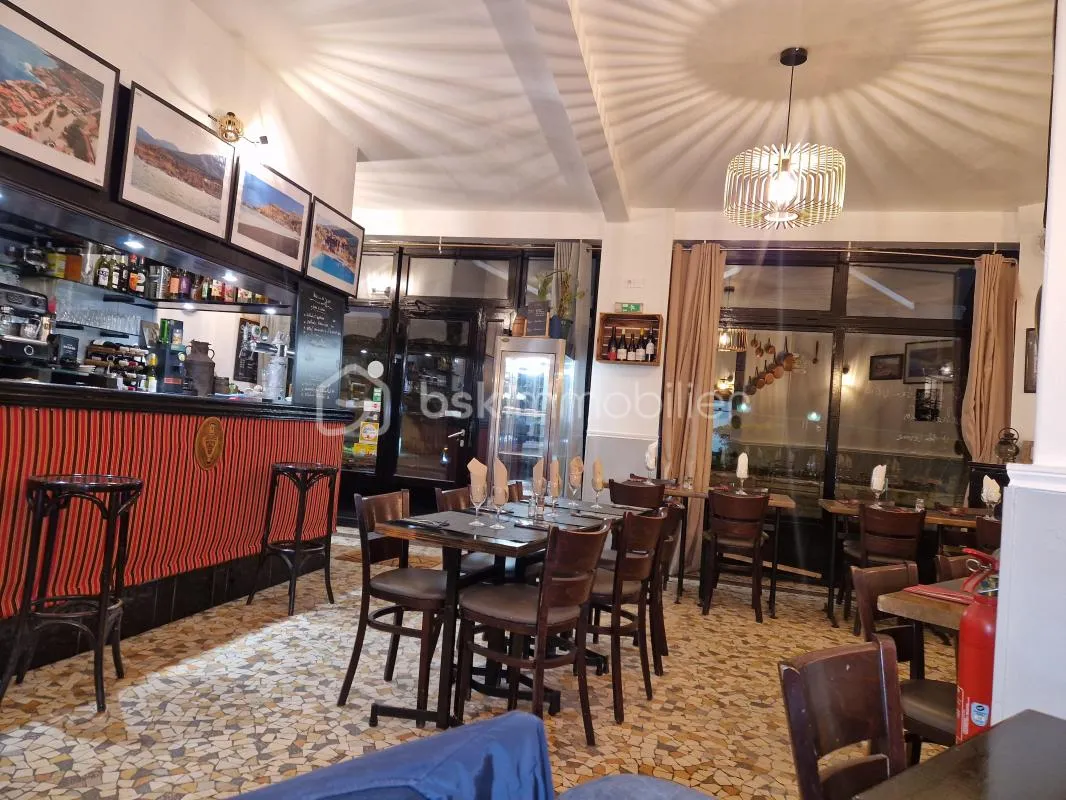 Fonds de commerce d'un restaurant avec appartement F4