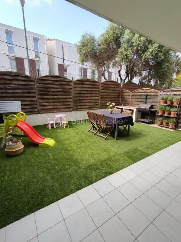 T3 de 67 m² avec jardin-terrasse de 38,5 m² plein sud, parking en sous-sol et résidence sécurisée – Investissement locatif (bail jusqu'en août 2027)