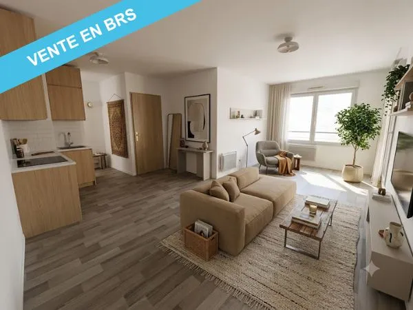 T2 de 45,4 m² à Villeurbanne, Les Jardins de Léa au prix de vente de 104 100 €