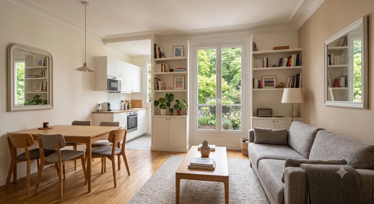 Bel Appartement 3 pièces avec balcon à proximité immédiate des transports !