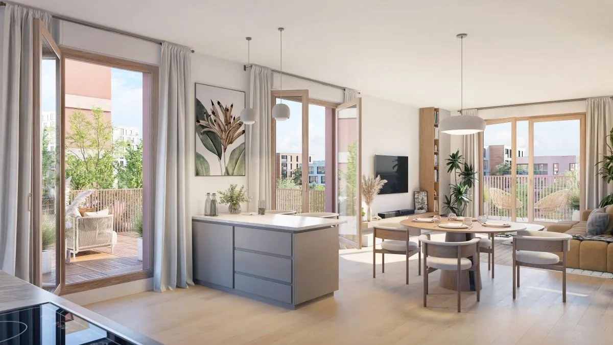 Appartement T2 avec 1 chambre au pied du RER - FRAIS DE NOTAIRE OFFERTS !!!