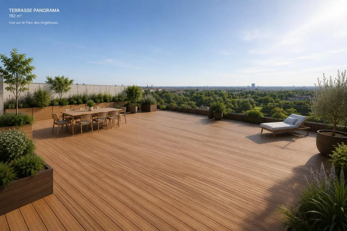 Votre T3 bénéficiant de l'une des plus grandes terrasses de Bordeaux - 192 m² !**