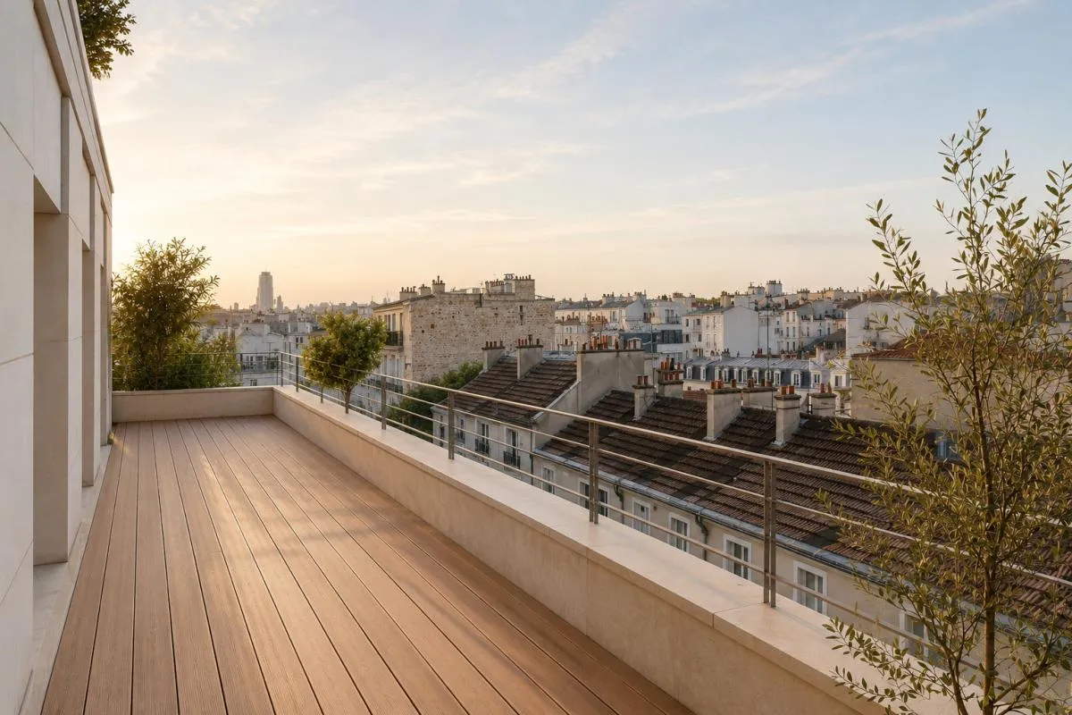 5 PIECES LUMINEUX AVEC TERRASSE