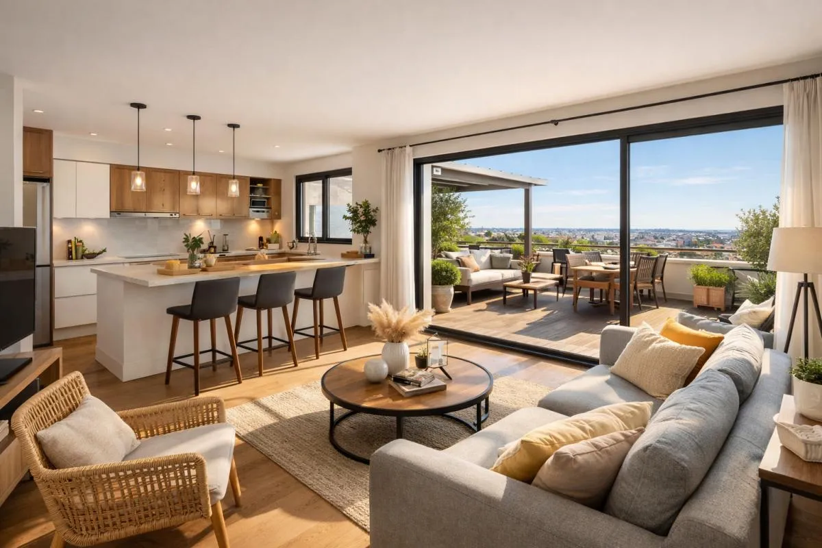 Appartement T3 traversant – Résidence intimiste