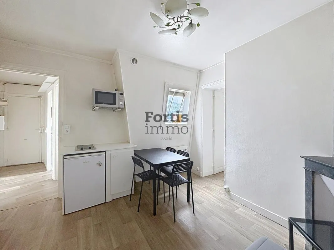 PARIS 18 – JULES JOFFRIN | 2 PIECES, DERNIER ETAGE ASCENSEUR